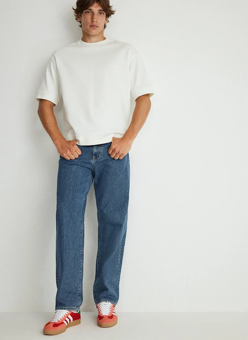 مافي Mitte Dark Sky Blue Street Comfort Jean Pants